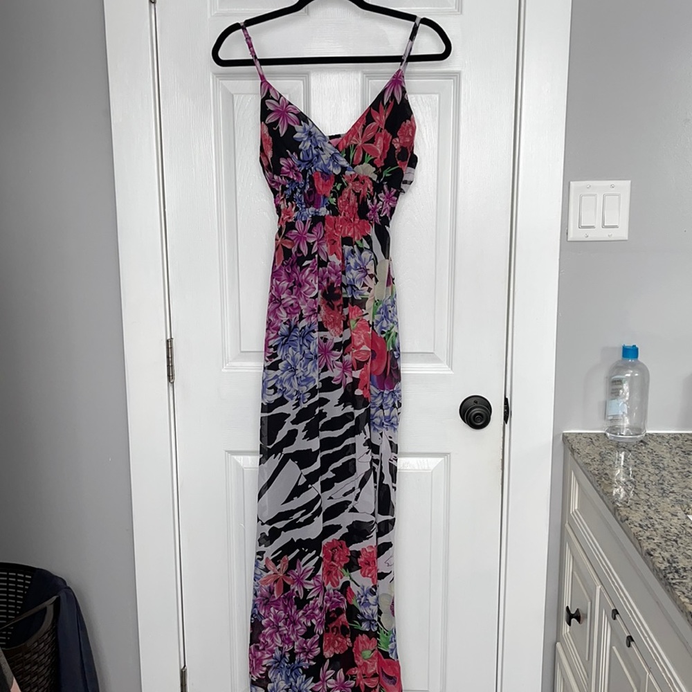 floral maxi dress